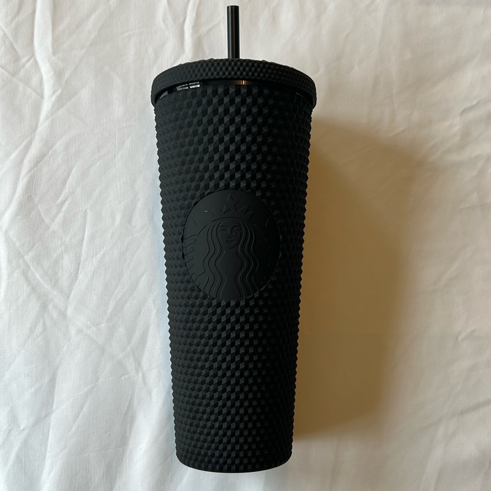 Starbucks Tumbler. Matte Black Studded